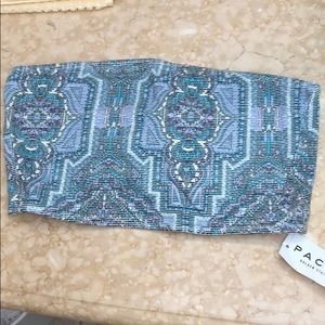 Pacsun Criss Cross Back Bandeau Top